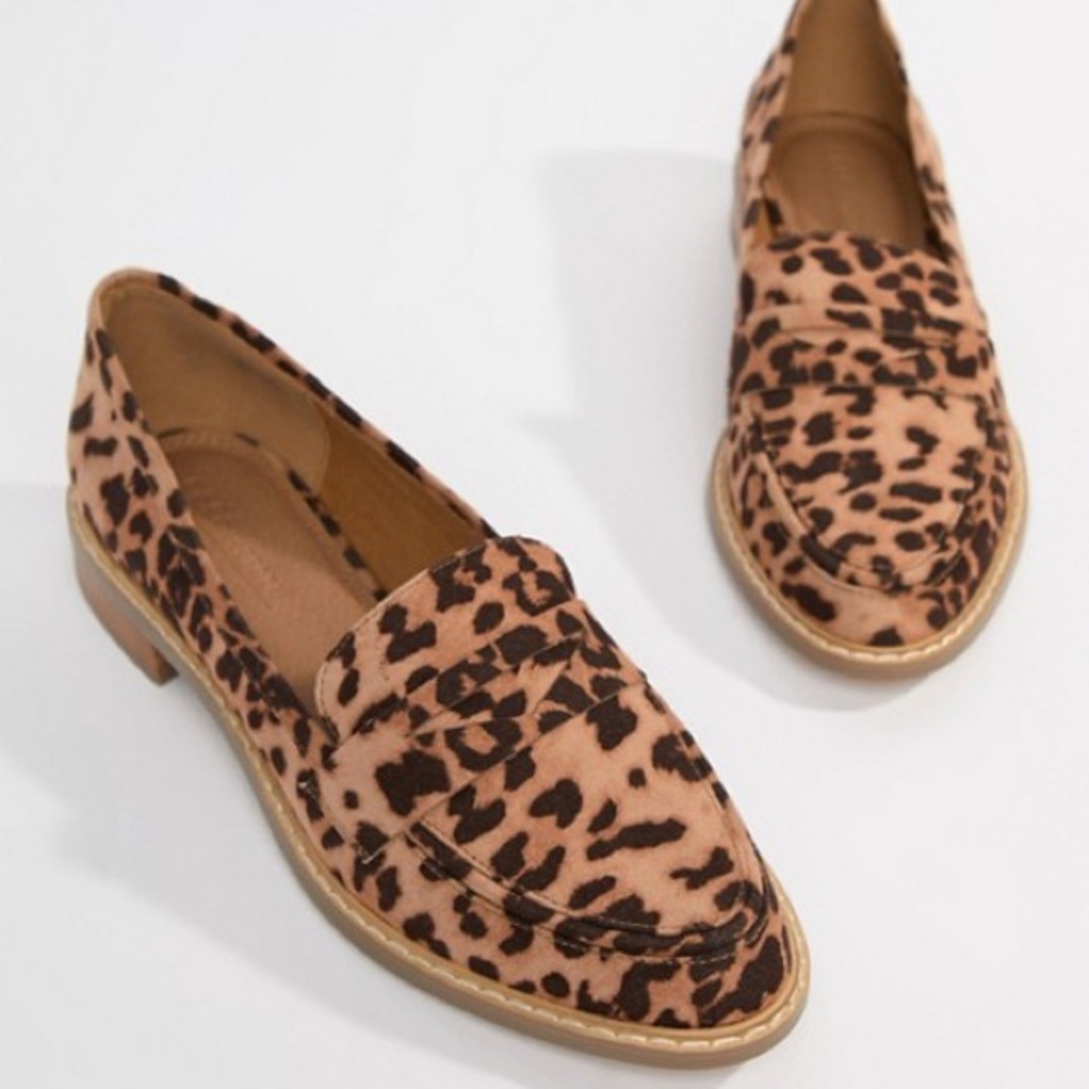 Leopard loafers new in box!